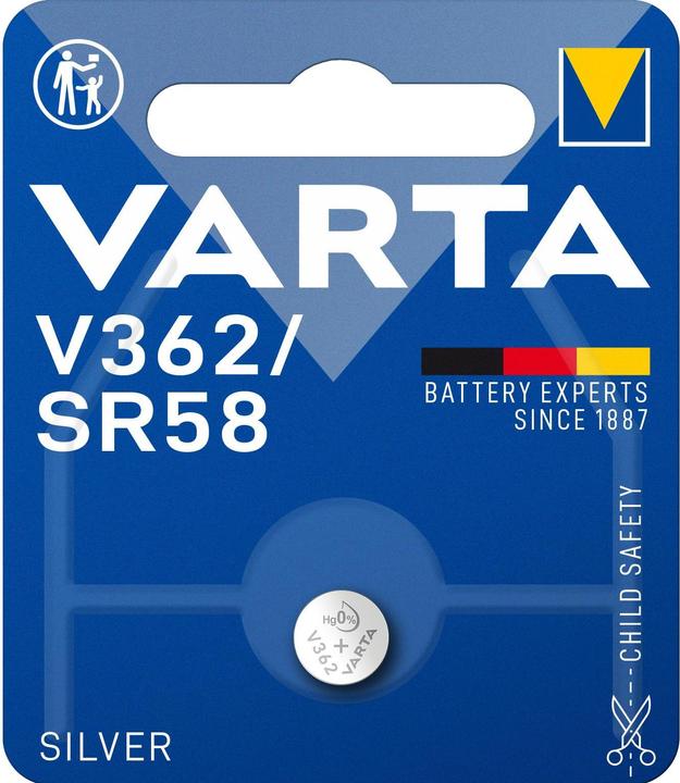 Actual product image Varta Watch V362 (1 pcs., SR58, 21 mAh)