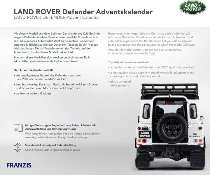 Actual product image Franzis Land Rover Defender