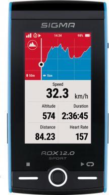 Etichetta energetica Sigma Sport Navi Custodia in silicone ROX 12.0 Blu
