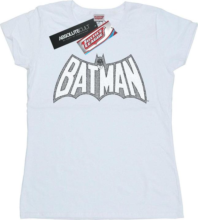 Batman Retro Crackle Logo TShirt (XL)