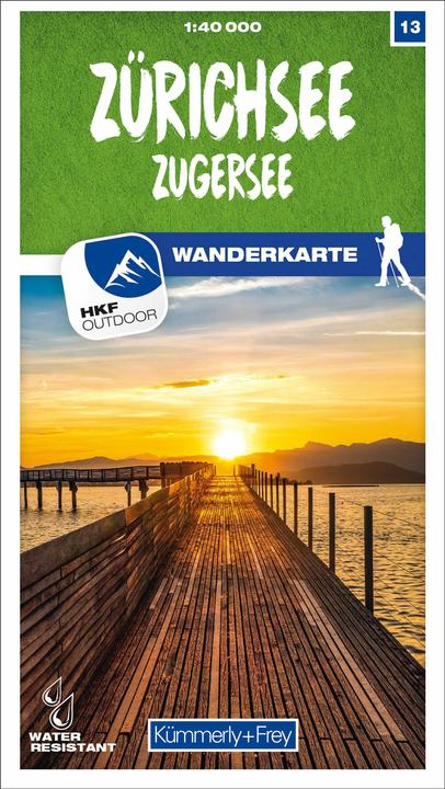 Produktbild Wanderkarte 13 Zürichsee, Zugersee