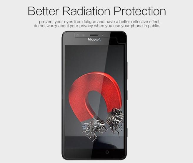 Actual product image Nillkin Matte Series (1 Piece, Microsoft Lumia 950)