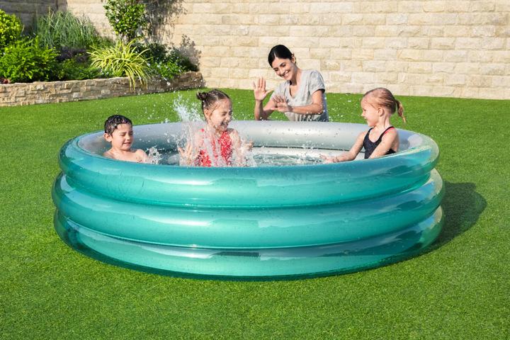 Actual product image Bestway Children Pool Round Large Metallic