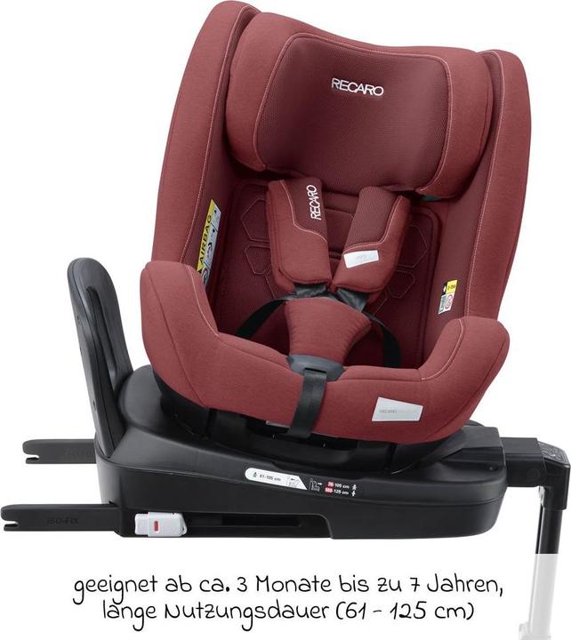 Produktbild RECARO Salia 125 Kid Reboard Kindersitz (61-125 cm) (Reboarder, ECE R129/i-Size Norm)