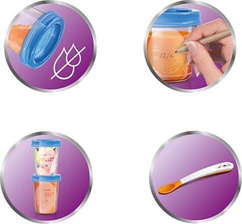 Actual product image Philips Avent Aufbewahrungssystem für Babynahrung