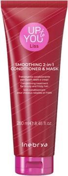 Inebrya Up To You Liss Smoothing 2 In 1 Conditioner & Maske 250ml (250 ml, Flüssiges Shampoo)