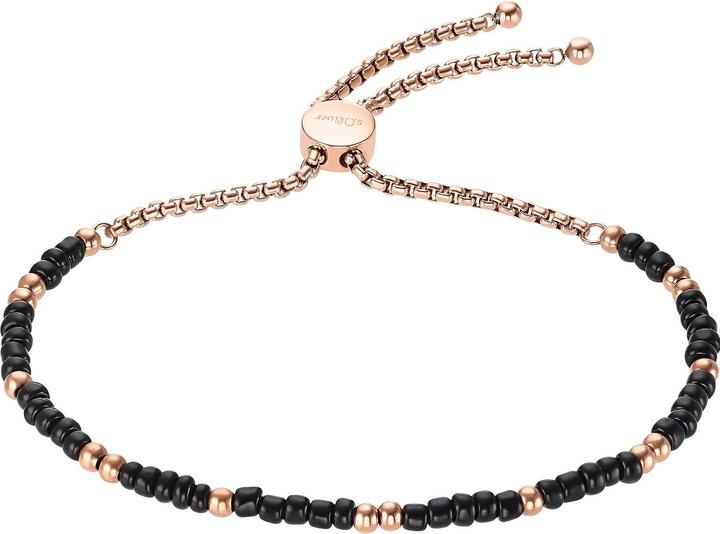 Produktbild S.Oliver Armband für Damen, Edelstahl IP Rose (24 cm, Edelstahl, Glas)