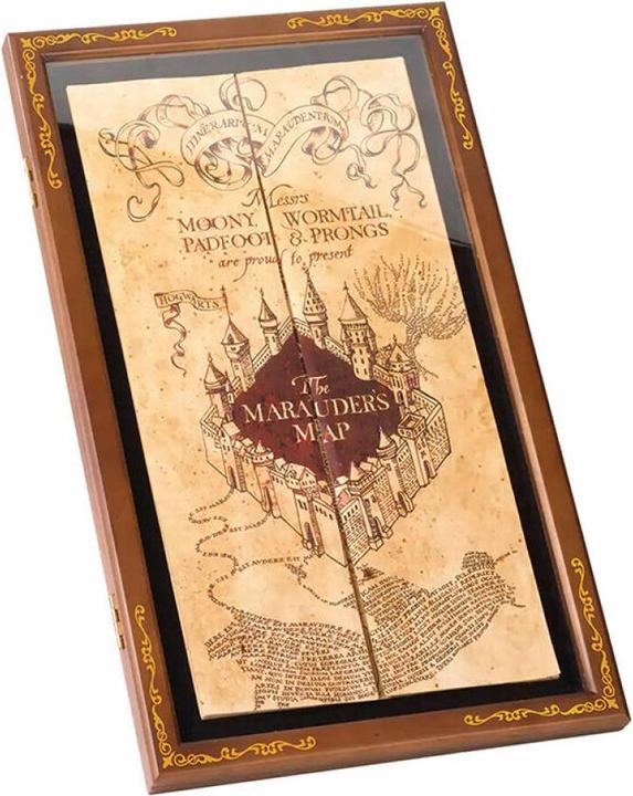Noble Collection Harry Potter Display fuer Die Karte des Herumtreibers