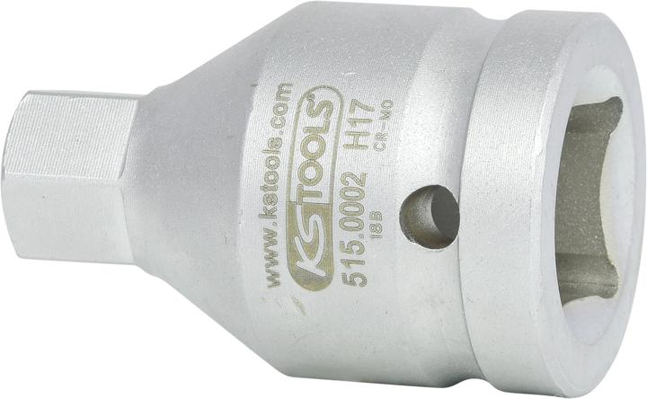 Actual product image KS Tools 3/4" power bit socket nut hexagonal socket (17 mm)