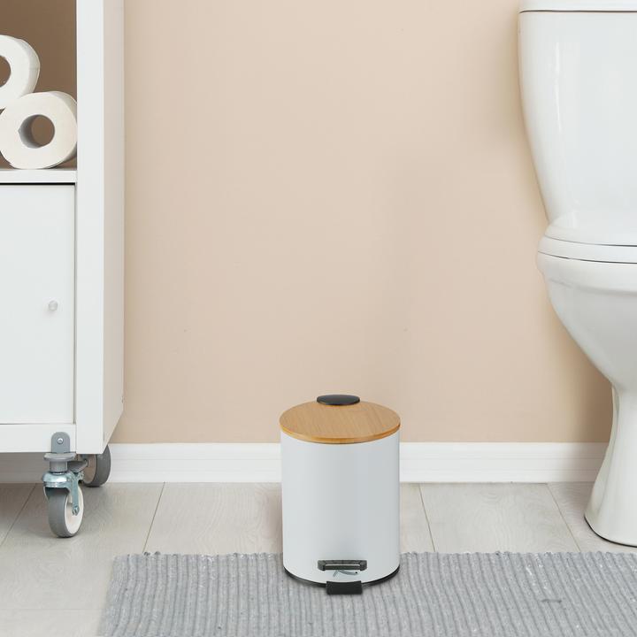 Image du produit Relaxdays Poubelle-salle-bain (3 l)