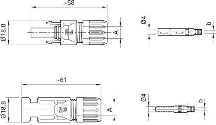 Image du produit Stäubli Connecteur (Fiche solaire)