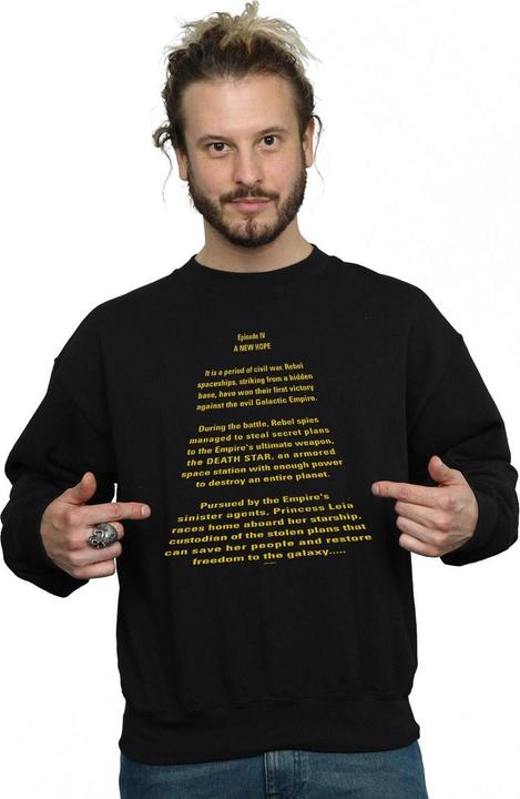 Produktbild Star Wars A New Hope Opening Crawl Sweatshirt (M)