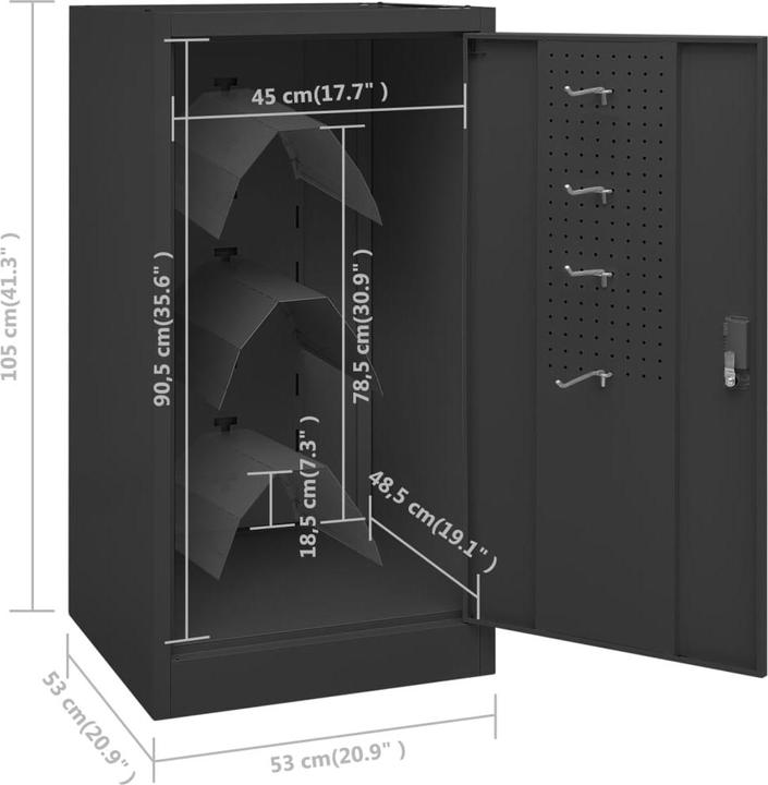 Immagine prodotto VidaXL Fedosia (53 x 53 x 105 cm)