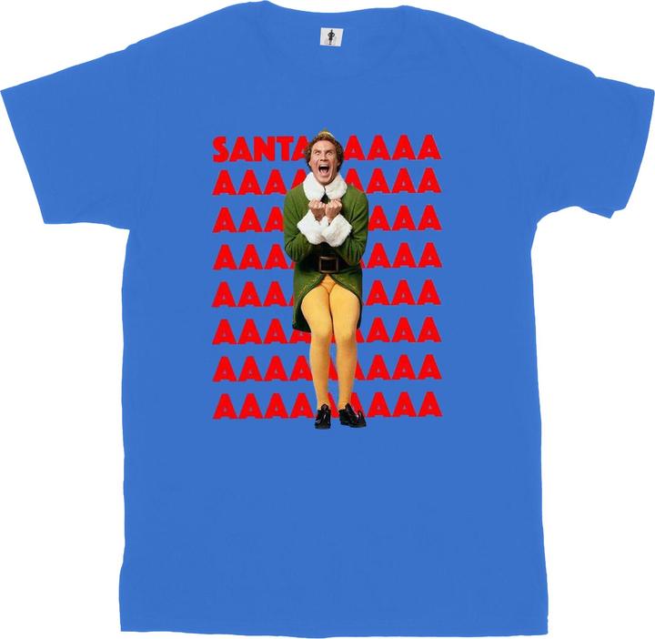 Elf Buddy Santa Scream TShirt (L)