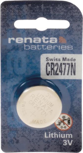 Actual product image Renata CR2477N (1 pcs., CR2477, 950 mAh)