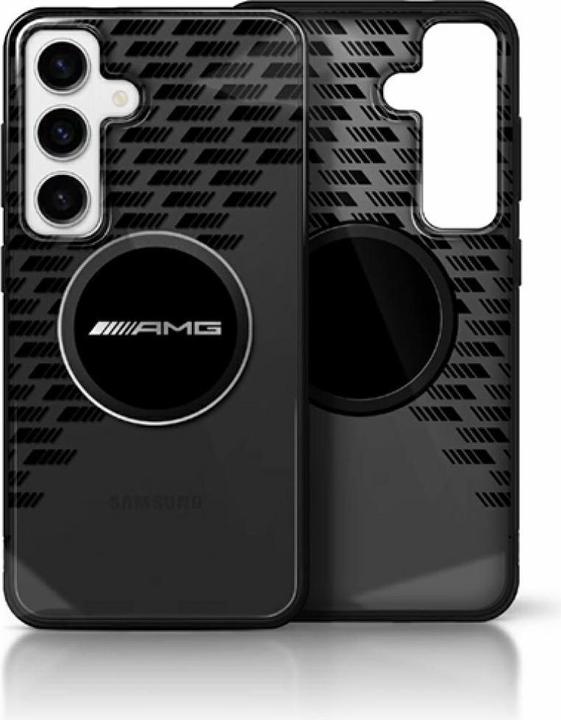 Immagine prodotto Mercedes AMG Transparent Rhombs MagSafe Case for Samsung Galaxy S25 - Black (Samsung Galaxy S25)