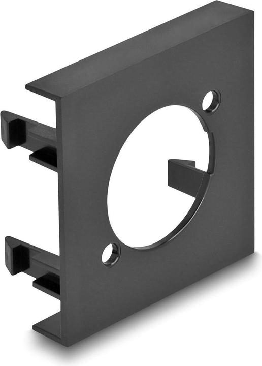 Delock Easy 45 Modulblende Loch-Ausschnitt D-Typ, 45 x 45 mm 5 Stück schwarz (Wandhalterung)