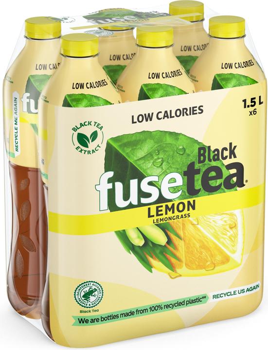 Actual product image Fusetea Lemon-Lemongrass (6 x 150 cl)