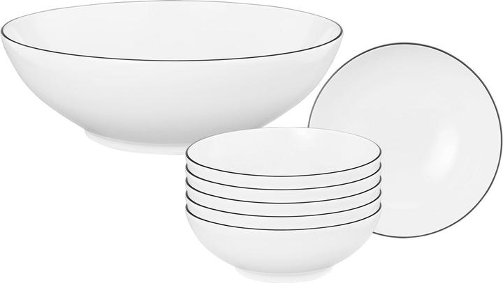 Produktbild Seltmann Lido Black Line Schüssel Set (1 cm, 7 x)