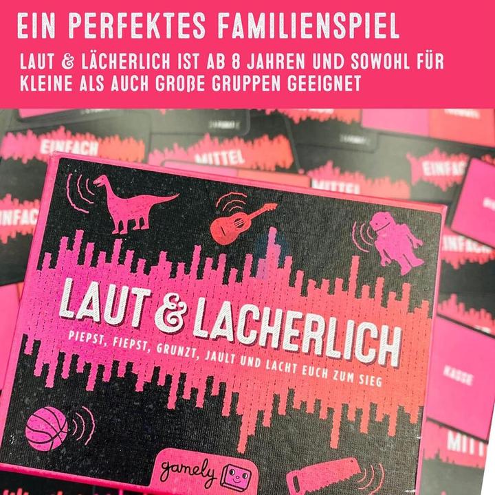 Produktbild Gamely LAUT & LAECHERLICH - Piepst, Fiepst, Grunsi, Jault und Lacht euch zum Sieg (Deutsch)