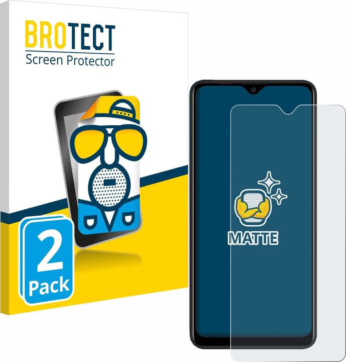 Produktbild BROTECT Entspiegelungs-Schutzfolie Displayschutz Matt (2 Stück, Blackview A80 Pro)