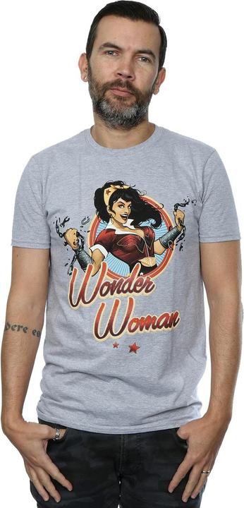 Immagine prodotto Universal Textiles Maglietta con stemma di Wonder Woman (L)