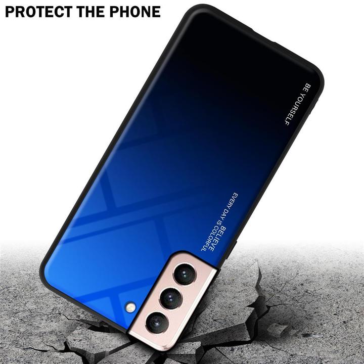 Image du produit Cadorabo Couverture en verre TPU 2 couleurs (Samsung Galaxy S21 5G)