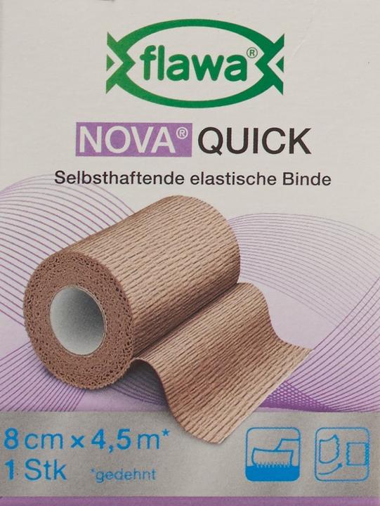 Image du produit Flawa Nova Quick Cohesive Tear Bandage 8 cm x 4,5 m
