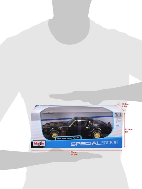 Produktbild Maisto Pontiac Firebird Trans Am 1978 1/18 schwarz