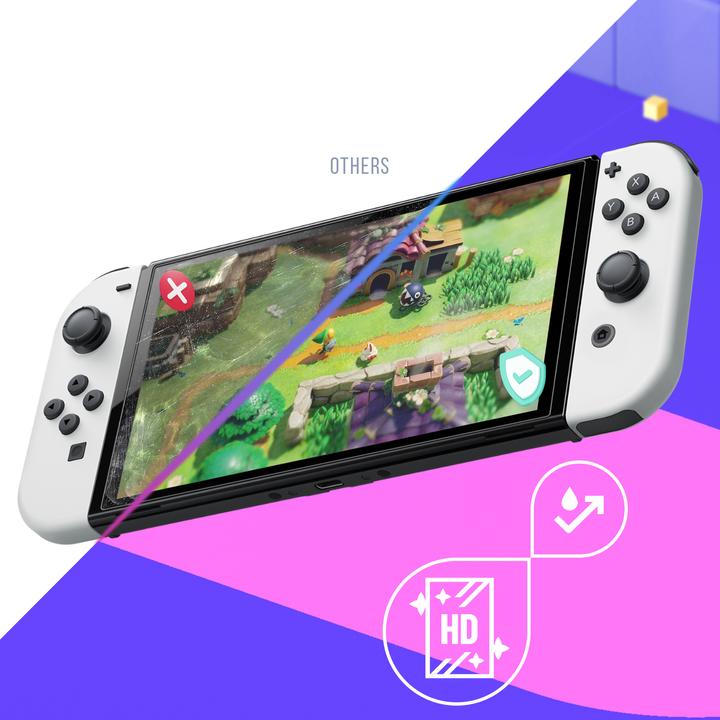 Actual product image Oniverse ONISPAB-SWIOLED game console part/accessory Screen protector (Switch OLED)