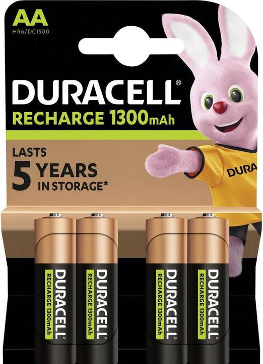 Duracell Recharge Plus (4 Stk., AA, 1300 mAh)