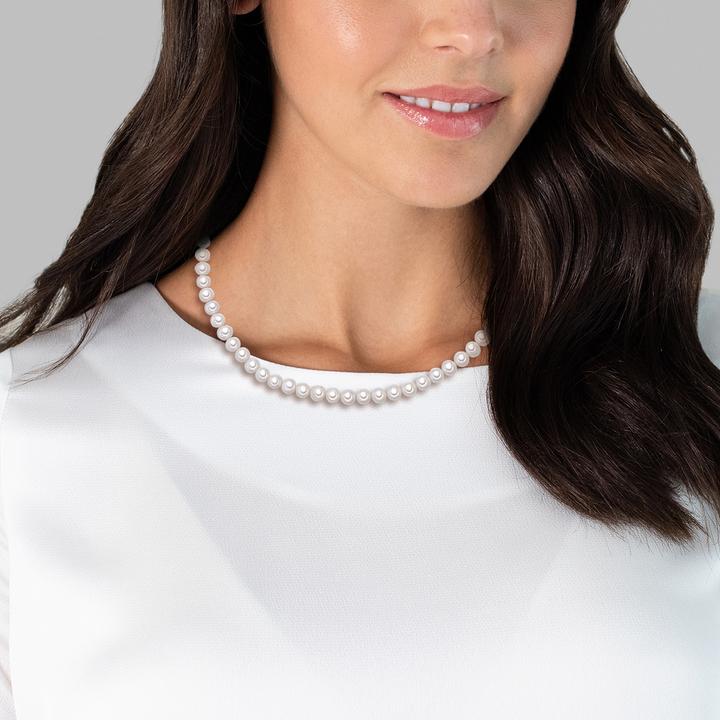 Image du produit Valero Pearls Femme Satin Perles de culture d'eau douce menthe 45,0 cm - 24391 (Satin, 45 cm)