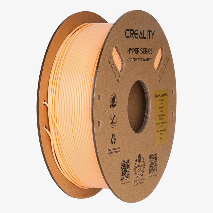 Actual product image Creality Filament PLA Hyper, Peach, 1.75 mm, 1 kg (PLA, 1.75 mm, 1000 g, Rose)