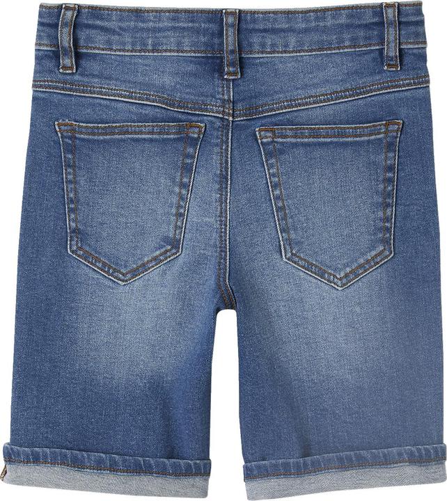 Produktbild Vertbaudet Jungen Jeansshorts BASIC OEKO-TEX®, Bundweite verstellbar (116)