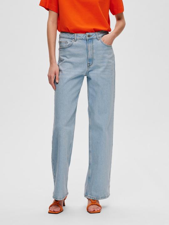 Actual product image Selected Femme Light Blue High Waist Jeans (W31/L32)