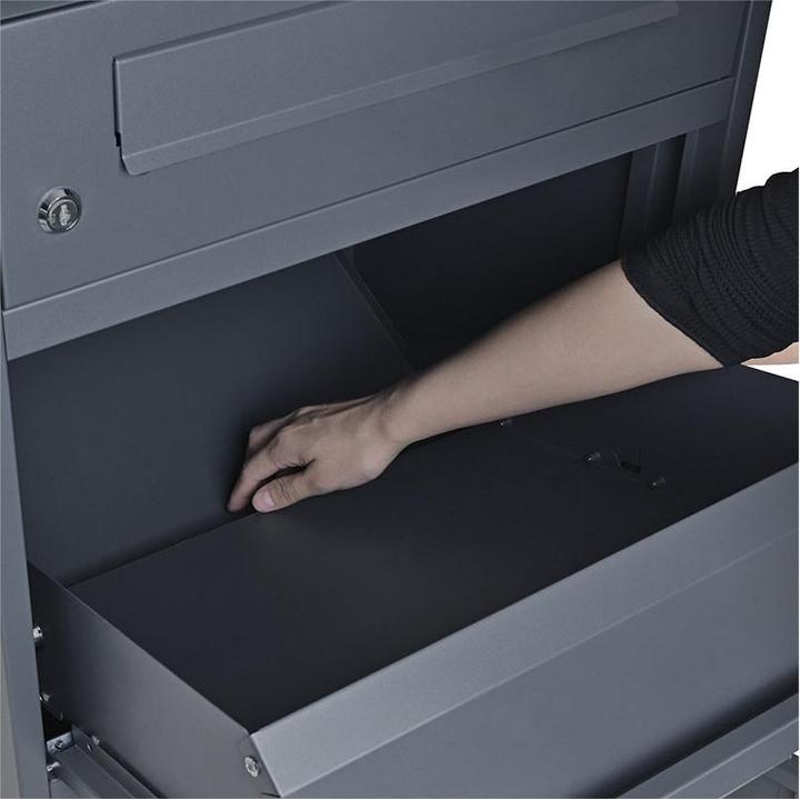 Image du produit Holmberg Boîte aux lettres pour colis 50x38x112cm anthracite