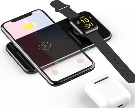 Image du produit Swissten Wireless CHARGER 2in1 Noir