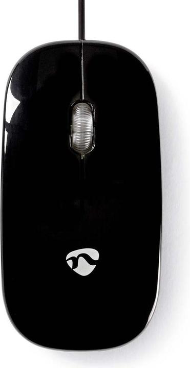 Nedis Wired mouse | DPI: 1000 dpi | Number of buttons: 3 | Ambidextrous | 1.20 m | Silent mouse (Cable)