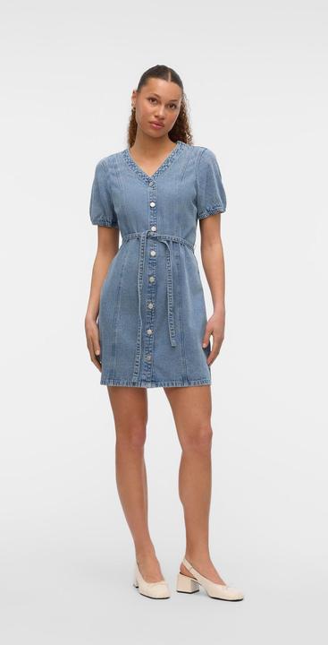 Image du produit Vero Moda VMJANET Kurzes Kleid Jeanskleid (XS)