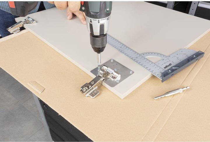Produktbild wolfcraft Reparaturset für Topfscharniere
