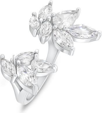 Brilio Silver - RI111W Sparkling Open Silver Ring - Circuit: 60 mm (60)
