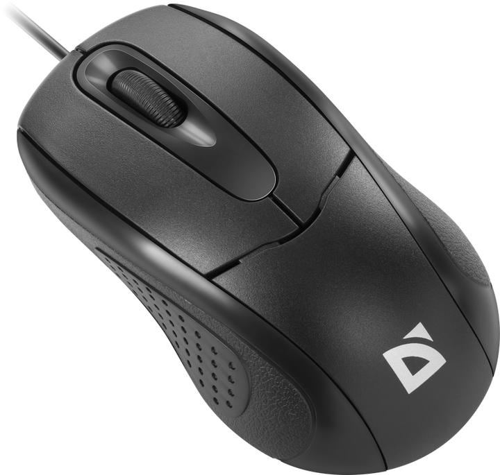 Actual product image Defender MAUS STANDARD MB-580 BLACK OPTICAL 1000dpi 3P (Cable)