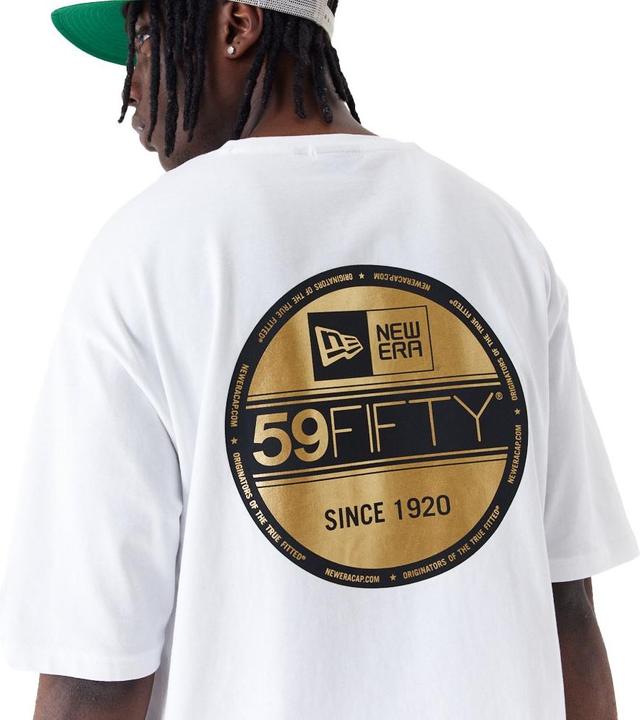 Produktbild New Era Oversize Shirt - 59FIFTY STICKER weiss - XL (XL)
