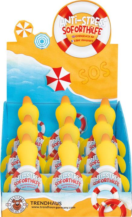 Trendhaus Anti-Stress-Ente (Deutsch, Französisch, Italienisch, Englisch)