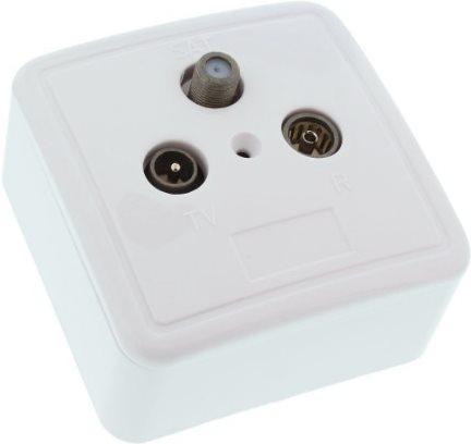 Actual product image InLine 69983 SAT + TV + Radio Phone/Antenna/Socket (Plug socket)