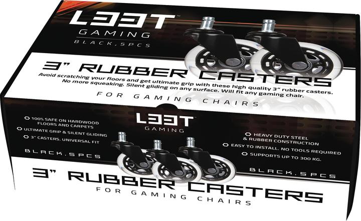 Produktbild L33T Rollen für Gaming-Stühle