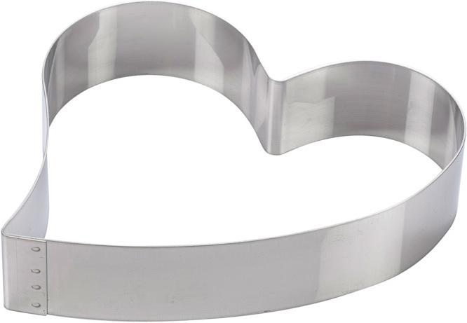 Produktbild Martellato Tortenring Herz geschwungen Ø 20 cm (20 cm)