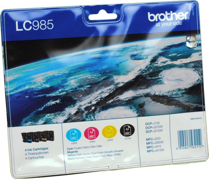 Produktbild Brother LC-985VALBP Value Pack (M, C, BK, Y)