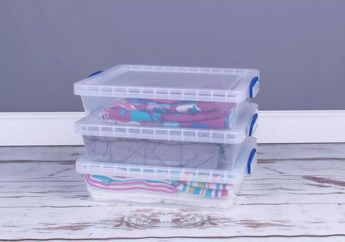 Productafbeelding Really Useful Box Archiefdoos Echt handig Doosje 10,5 L Transparant plastic 383 mm x 113 mm (38,5 x 46 x 11,5 cm, 10.50 l)