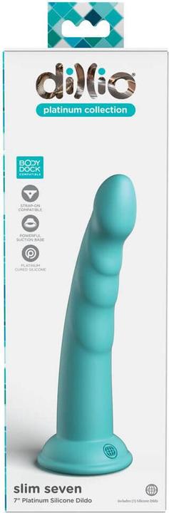 Actual product image Pipedream DP Slim Seven Teal 7 inch